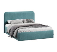 Кровать с ПМ «Тиффани» 140 Тип 1 (с подъемным механизмом), микровелюр Wellmart Indigo