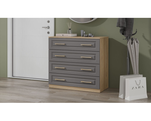 Комод «Сэнди», Вяз благородный, Серый вулкан