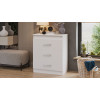 Комод со встроенной гладильной доской, Белый Ясень