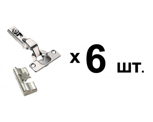 Комплект из 6-ти доводчиков с петлей