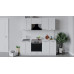 Кухонный гарнитур «Габриэлла» длиной 200 см со шкафом НБ, Белый, Сноу