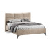 Кровать с ПМ «Делана», 160, Микровелюр Wellmart Dark Beige (с подъемным механизмом)