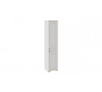 Шкаф для белья с глухой дверью правый «Тоскана», белый жемчуг/гикори джексон
