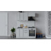 Кухонный гарнитур «Белладжио» длиной 160 см,белый, фон белый