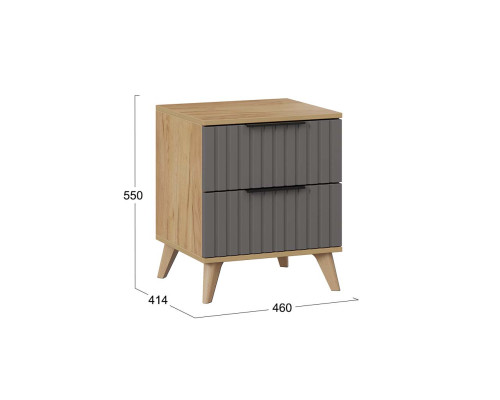 Тумба прикроватная «Хилтон» с опорами