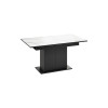 Стол раздвижной «Детройт» Тип 3, черный, белый мрамор