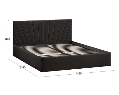 Кровать с ПМ «Эвори» Тип 1 (с подъемным механизмом) с заглушиной