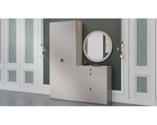 Прихожая «Тиффани», Кашемир, Кашемир матовый