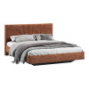 Кровать без ПМ «Пандора» 160 Тип 1 (без подъемного механизма), Велюр Brut Terracot 13