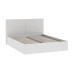 Кровать без ПМ «Тесса» тип 2 ,1600 (без подъемного механизма), Белый Жемчуг, Белый глянец