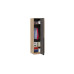 Шкаф угловой (580) с 1 глухой дверью «Порто», Яблоня Беллуно, Графит софт