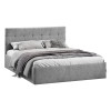 Кровать без ПМ «Джоли» 180 Тип 1 (без подъемного механизма), микровелюр Wellmart Silver
