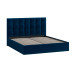Кровать с ПМ «Эмбер» 1600 (с подъемным механизмом) с заглушиной, велюр Confetti Blue