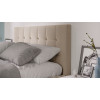 Кровать с ПМ «Эмма», 140 (с подъемным механизмом) с заглушиной, Велюр Confetti Cream