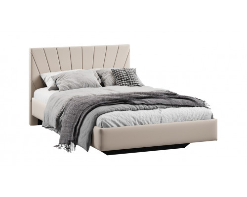 Кровать без ПМ «Эвори» 120*200 Тип 1 (без подъемного механизма), Велюр Confetti Cream