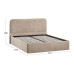 Кровать с ПМ «Тиффани» 160 тип 1 (с подъемным механизмом), микровелюр Wellmart Dark Beige