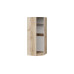 Шкаф угловой с 1-ой глухой дверью «Фьюжн», дуб делано, белый глянец