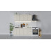 Кухонный гарнитур «Долорес» длиной 180 см, Белый, Крем