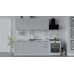 Кухонный гарнитур «Кимберли» длиной 200 см, Белый, Сноу