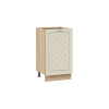 Шкаф напольный 450 с одной дверью «Бьянка», Дуб Крафт золотой, Дуб ваниль