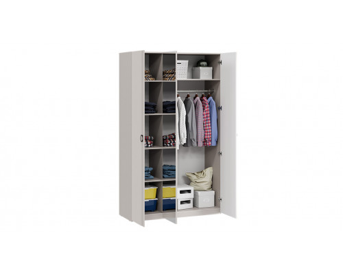 Шкаф комбинированный «Шанель», Кашемир, Кашемир матовый