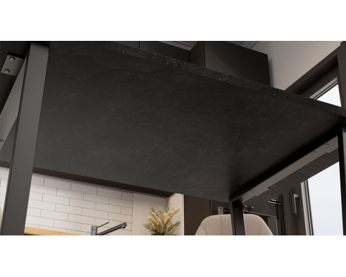 Стол обеденный «Даллас» Тип 1, Черный, Ателье темный