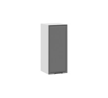 Шкаф навесной 300 c одной дверью «Белладжио», Белый, Софт графит