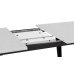 Стол обеденный «Равенна» Тип 1,Черный муар, Белый бетон