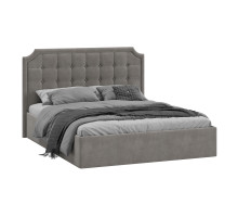 Кровать с ПМ «Анабель» тип 1,1600 (с подъемным механизмом) с заглушиной, велюр мокко темный