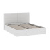Кровать с ПМ «Тесса» 1600 тип 2 (с подъемным механизмом) и заглушиной, белый жемчуг, белый глянец