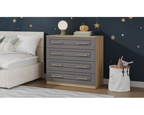 Комод «Сэнди», Вяз благородный, Серый вулкан