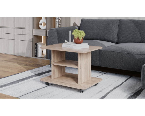 Стол журнальный тип 1,Дуб Сонома трюфель