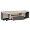 Тумба ТВ тип 1,дуб сонома/графит серый