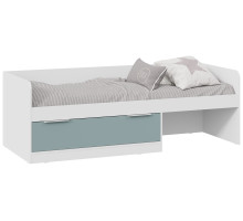 Кровать комбинированная «Марли» тип 1, белый, серо-голубой