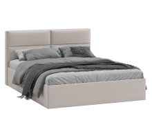 Кровать с ПМ «Глосс» Тип 1,1600 (с подъемным механизмом),велюр Confetti Smoke