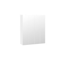 Шкаф для одежды (580) с 4 зеркальными дверями «Порто», Белый Жемчуг