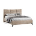 Кровать с ПМ «Делана», 160, Микровелюр Wellmart Dark Beige (с подъемным механизмом)