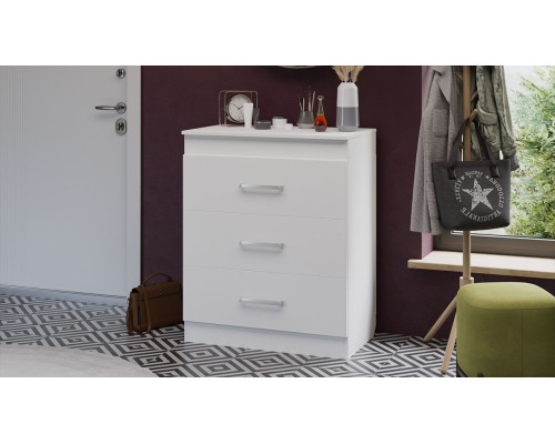 Комод со встроенной гладильной доской, Белый Ясень Комод со встроенной гладильной доской, Белый Ясень