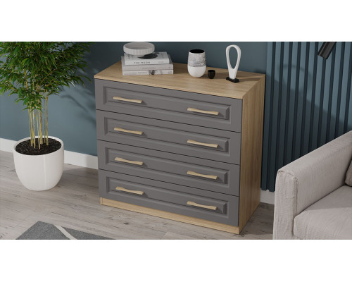 Комод «Сэнди», Вяз благородный, Серый вулкан