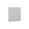 Шкаф-купе 2092 с 3 глухими дверями «Оскар Хилтон», шкафы-купе для спальни, ручка белая, кашемир, кашемир сатин