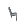 Стул «Фредо», Черный муар, Микровелюр BRENDY Grey