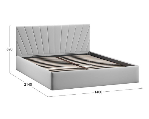 Кровать с ПМ «Эвори» Тип 1 (с подъемным механизмом) с заглушиной