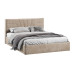Кровать с ПМ «Пандора» 160 Тип 1 (с подъемным механизмом), Микровелюр Wellmart Dark Beige