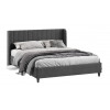 Кровать с ПМ «Шанель» 160 (с подъемным механизмом), Микрошенилл Relax Graphite
