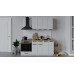Кухонный гарнитур «Детройт» длиной 180 см со шкафом НБ, Белый, Белый глянец