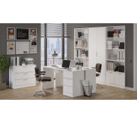 Марли Набор мебели для офиса №4 (Белый)