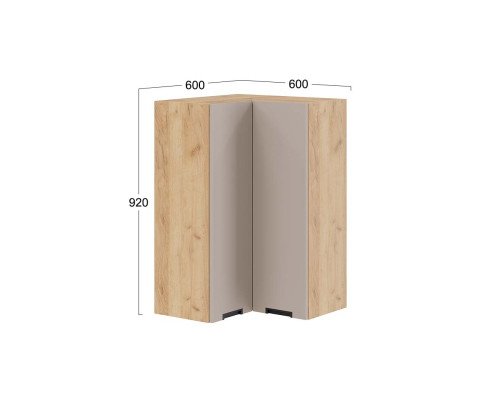 Шкаф навесной угловой прямой «Гренада»