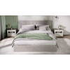 Кровать с ПМ «Эмма», 180 (с подъемным механизмом) с заглушиной, Велюр Confetti Smoke