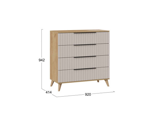 Комод «Хилтон» с опорами