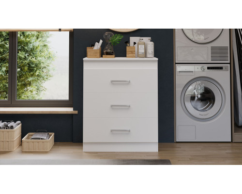 Комод со встроенной гладильной доской, Белый Ясень Комод со встроенной гладильной доской, Белый Ясень